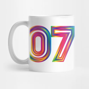 07 spectrum outline Mug